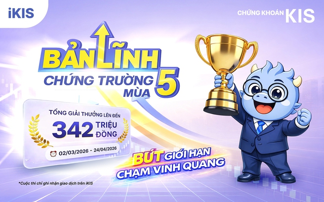 KIS Việt Nam tung “Bản Lĩnh Chứng Trường – Mùa 5”, thưởng gần 500 triệu