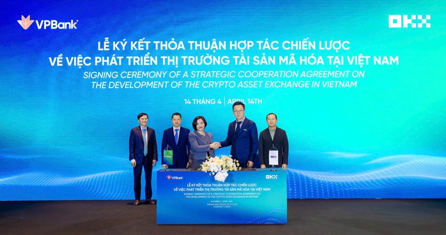 OKX và VPBank ký thỏa thuận hợp tác chiến lược phát triển hợp tác trong lĩnh vực tài sản số và ứng dụng công nghệ blockchain - Ảnh 1.
