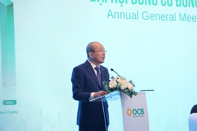 ĐHĐCĐ OCB: Mục tiêu lợi nhuận 2026 tăng 39% so với năm 2025, đạt 6.960 tỷ đồng; tăng vốn điều lệ lên trên 30.600 tỷ - Ảnh 1.