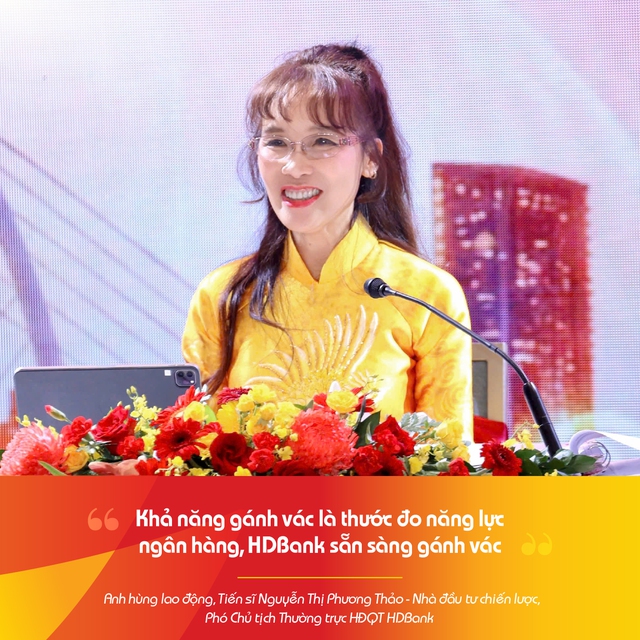 Những phát biểu ấn tượng của Ban lãnh đạo HDBank tại ĐHCĐ 2026 - Ảnh 1.