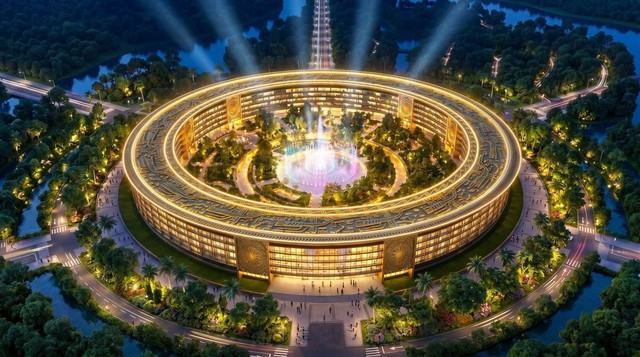 Lộ diện phối cảnh "Trống đồng hiện đại": Sunshine Group xây trung tâm R&D 4 tỷ USD tại Đồng Nai, bao phủ gần 10 lĩnh vực công nghệ tương lai - Ảnh 1.