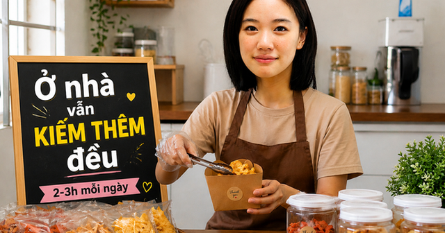 5 mô hình làm thêm tại nhà giúp tăng thu nhập mà không cần thuê mặt bằng: Chi phí thấp, dễ bắt đầu, phù hợp người bận rộn