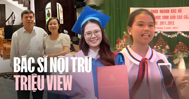 Gia đình đặc biệt phía sau clip nữ bác sĩ nội trú triệu view: "Phải cả nhà mới nuôi được một bác sĩ"