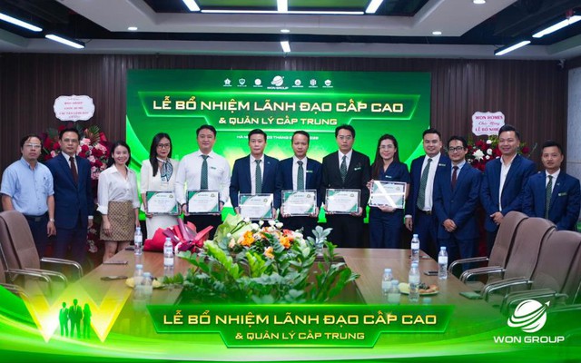 Kiện toàn bộ máy lãnh đạo, Won Group sẵn sàng cho giai đoạn tăng trưởng mới