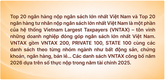 Công bố 20 Ngân hàng nộp ngân sách lớn nhất và Top 20 Ngân hàng tư nhân nộp ngân sách lớn nhất Việt Nam 2026 - Ảnh 9.