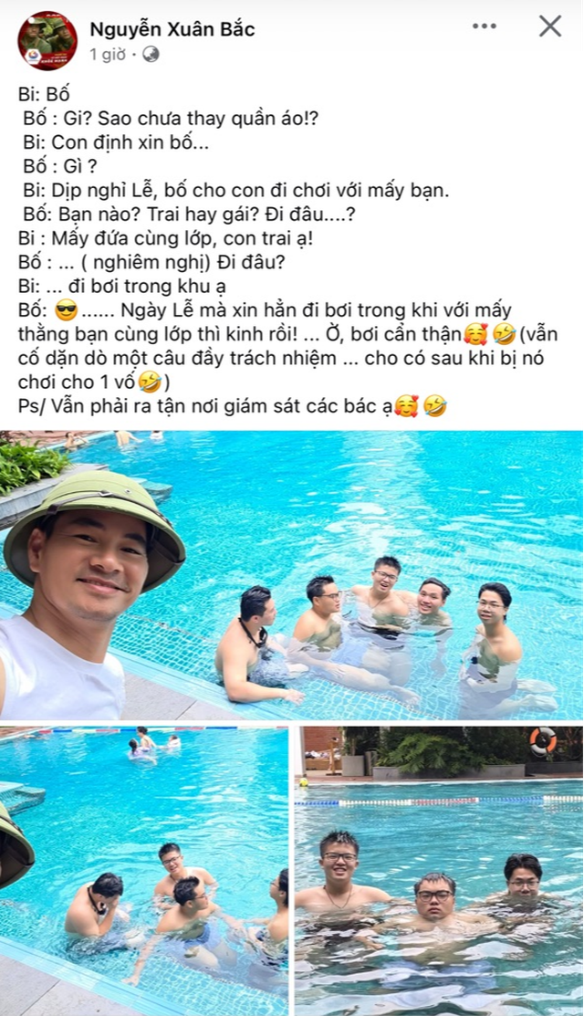 Con trai xin phép đi chơi với bạn, Cục trưởng Xuân Bắc hỏi ngay 3 câu- Ảnh 1.