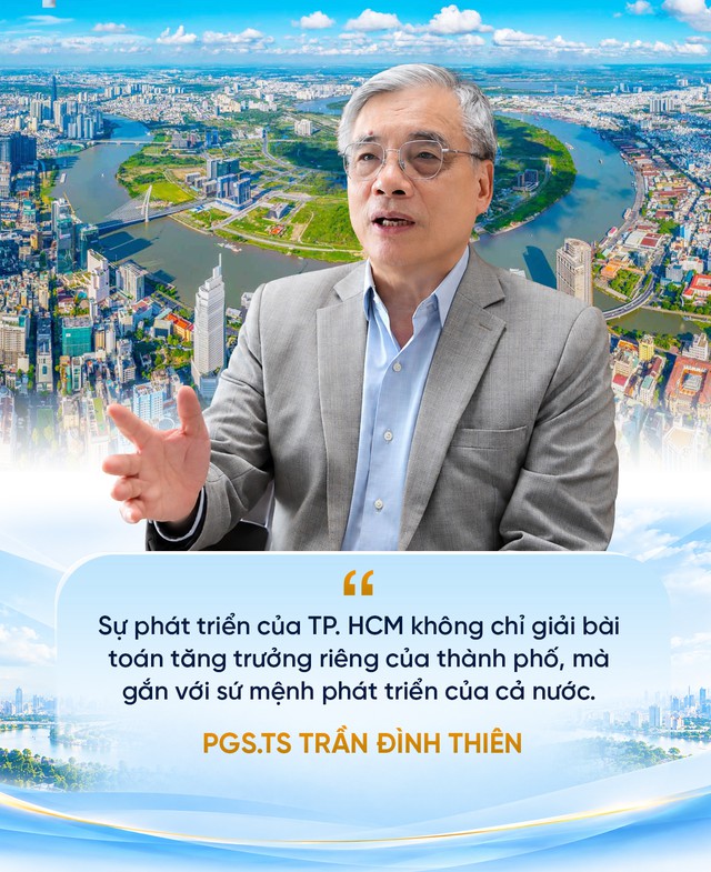 GS.TS Trần Đình Thiên: Quy hoạch siêu đô thị TP.HCM: Khi “siêu cơ hội” đòi hỏi “siêu năng lực” để vượt qua “siêu thách thức”  - Ảnh 2.