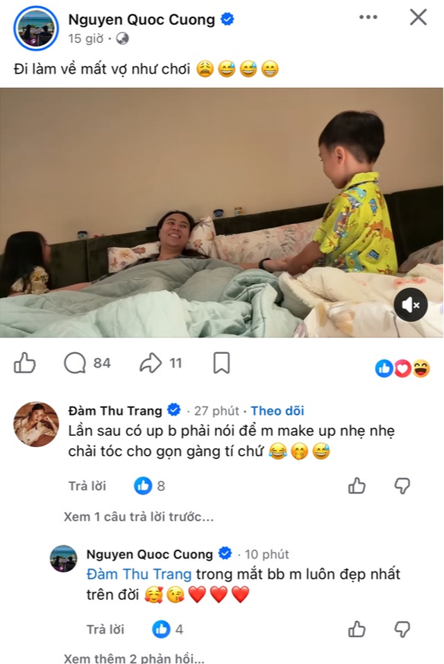 Đàm Thu Trang nhắc nhở Cường Đô La 1 điều - Ảnh 1.