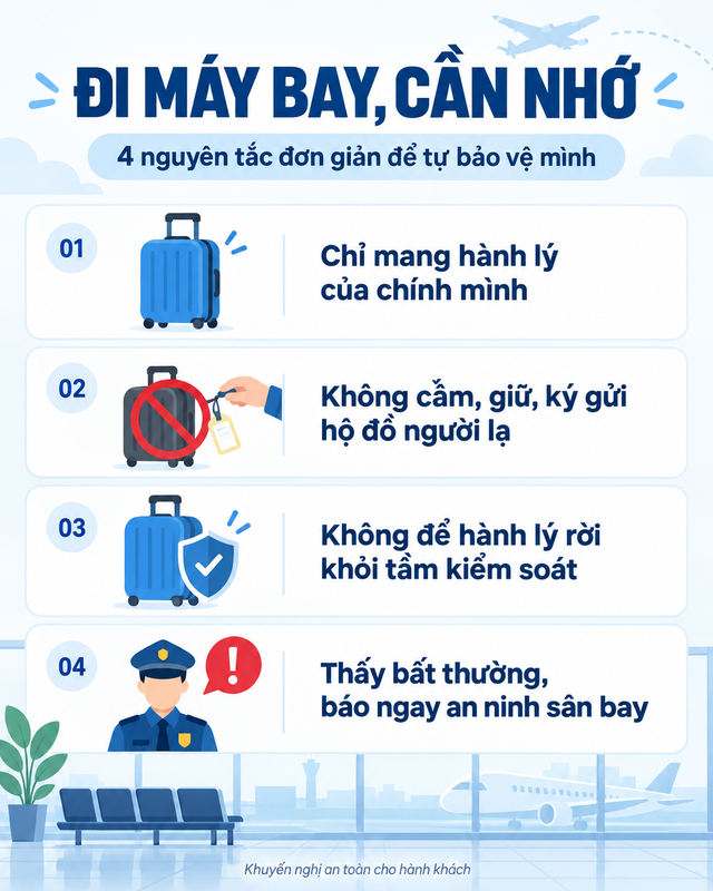 Công an Hà Nội vừa phát cảnh báo tới toàn bộ người dân: Hành động tuyệt đối không nên làm tại sân bay - Ảnh 4.