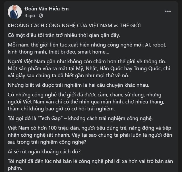  Điện Máy Xanh tham vọng xóa 'Tech Gap' cho người dùng Việt?- Ảnh 1.