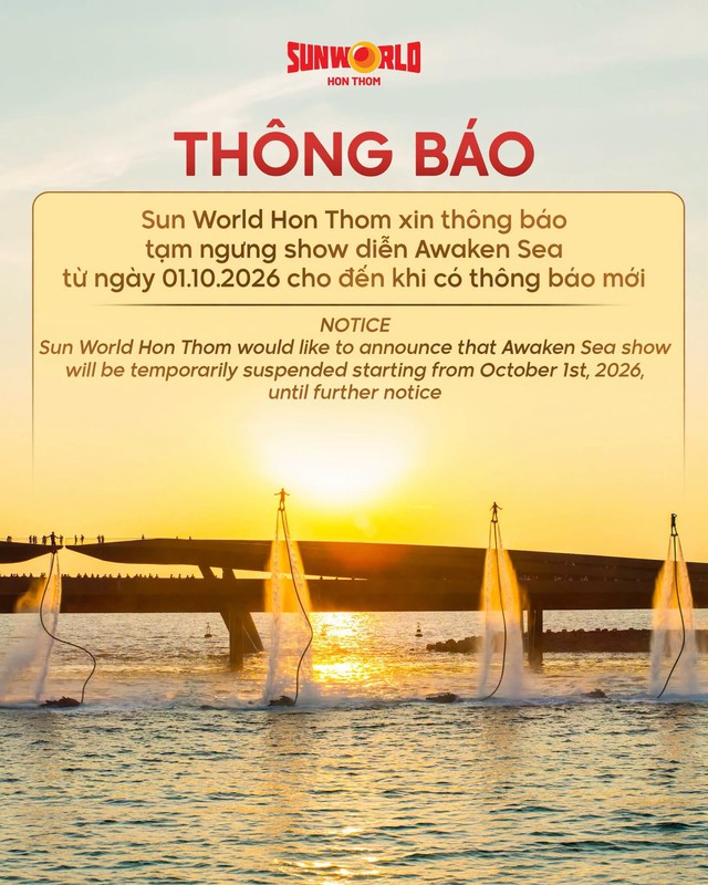 Từ ngày 1/10, ‘bom tấn’ trên nước hiếm hoi của Việt Nam dừng đón khách - Ảnh 1.