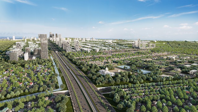 Sun Group đang làm tuyến đường rộng gấp 3 lần sân bay, kết nối trực tiếp Hà Nội với sân bay lớn nhất miền Bắc, vốn 83.000 tỷ đồng - Ảnh 2.