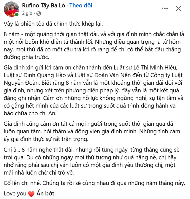 Em trai người mẫu Nguyễn Thị An nhắn nhủ chị gái, cảm ơn 3 người đặc biệt - Ảnh 2.