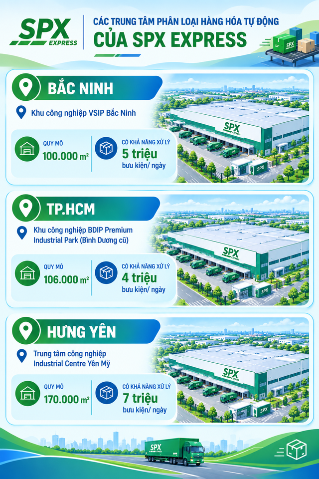 Việt Nam sắp có 1 “cỗ máy” logistics thuộc dạng “lớn nhất Đông Nam Á”, xử lý 7 triệu bưu kiện/ngày: Quy mô 170.000 m², dự kiến vận hành vào năm 2027  - Ảnh 2.