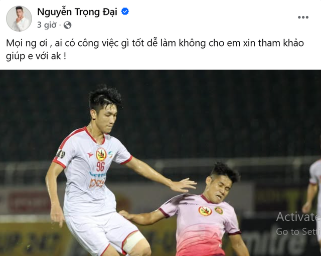 Cựu đội trưởng U20 Việt Nam dự World Cup, từng thi đấu với Quang Hải, Hoàng Đức: Hiện tại phải lên Facebook tìm việc làm - Ảnh 1.