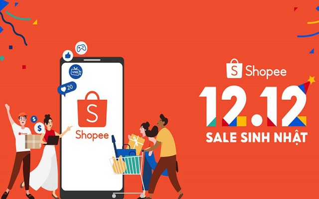 Shopee khởi động sự kiện 12.12 Sale Sinh Nhật