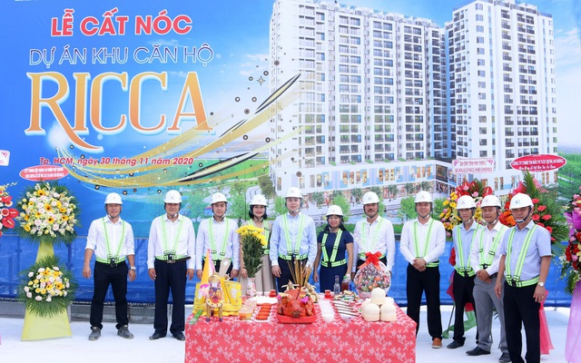 Dự án Ricca Quận 9: Cất nóc vượt tiến độ, bảo chứng cho năng lực chủ đầu tư