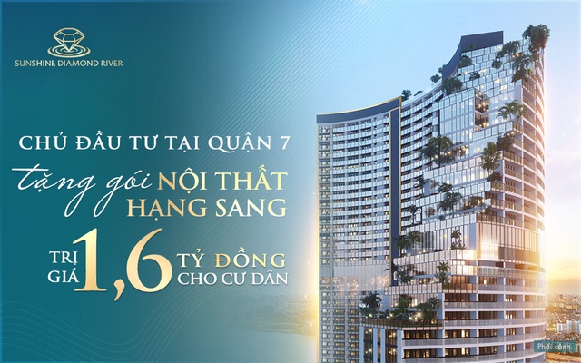 Chủ đầu tư tại quận 7 tặng gói nội thất hạng sang trị giá 1,6 tỷ đồng cho cư dân