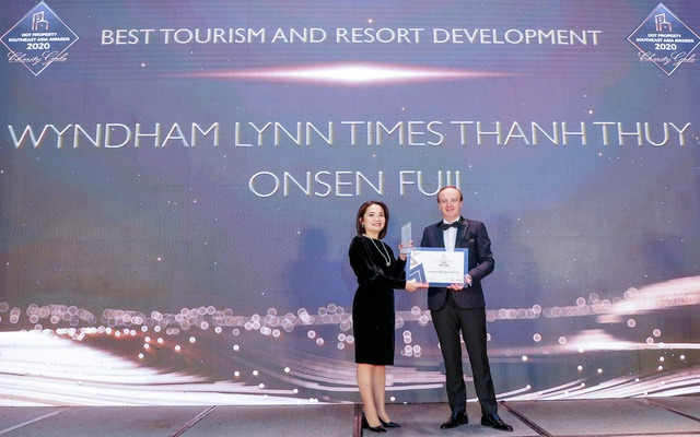 Wyndham Thanh Thủy được vinh danh dự án phát triển du lịch và nghỉ dưỡng tốt nhất Đông Nam Á 2020