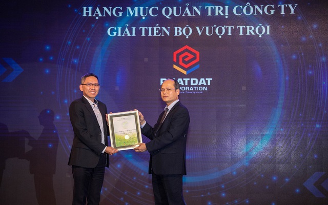 Phát Đạt được vinh danh hạng mục quản trị công ty tốt nhất 2020 do Sở HOSE trao tặng