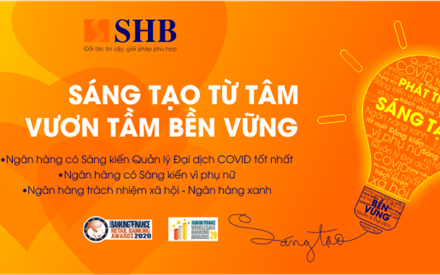 SHB được tạp chí ABF vinh danh 3 giải thưởng quốc tế uy tín