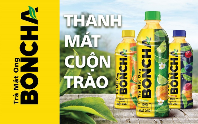 Trà mật ong BONCHA thỏa mãn cơn khát, đầy hứng khởi