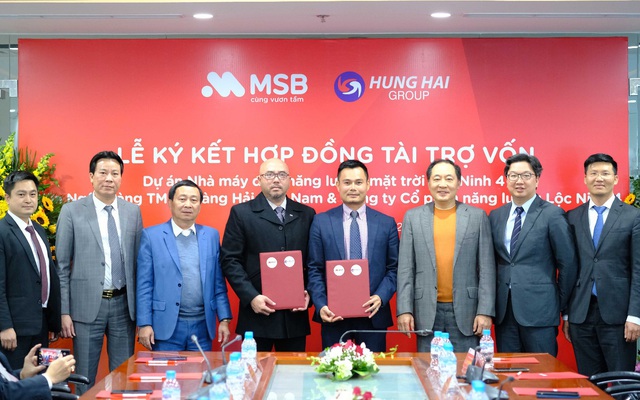 MSB công bố gói tín dụng 30.000 tỷ đồng dành riêng cho các dự án năng lượng tái tạo