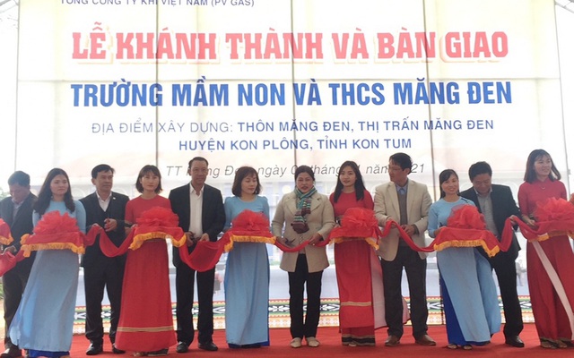 PV GAS tài trợ 12 tỷ đồng xây dựng trường học Kon Tum