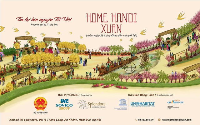 Đường hoa Home Hanoi Xuan 2021 sắp xuất hiện tại Hà Nội