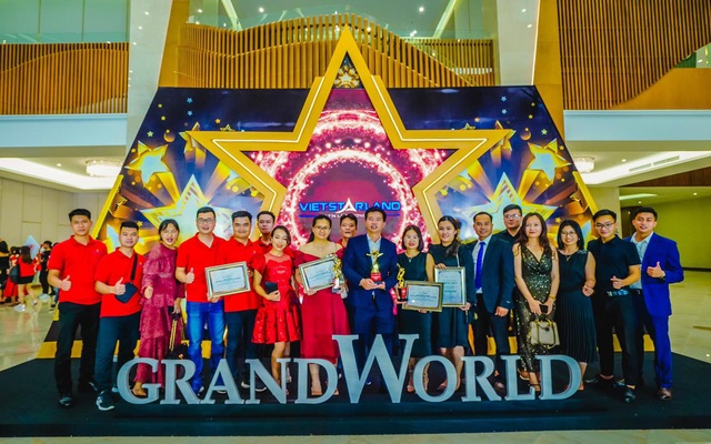 Vietstarland trở thành Đại lý xuất sắc năm 2020 dự án Grand World Phú Quốc