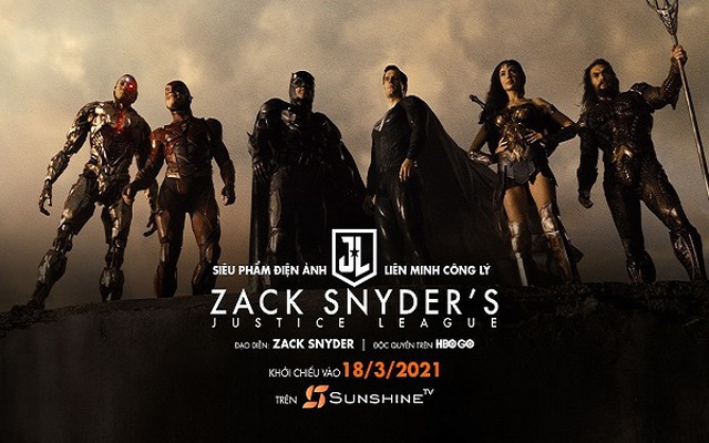 9 điều bất ngờ về “Zack Snyder’s Justice League” công chiếu trên Sunshine TV