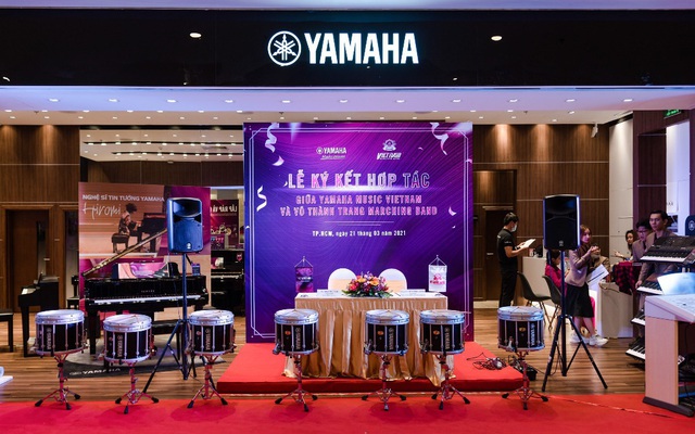 Công ty TNHH âm nhạc Yamaha Việt Nam và Võ Thành Trang Marching Band ký kết hợp tác