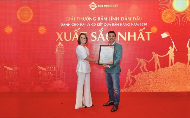 Nhà Đại Phát nhận giải thưởng Bản Lĩnh Dẫn Đầu từ Tập Đoàn Sun Group