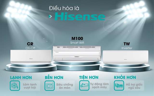 Điều hòa siêu chống ăn mòn Hisense: hiệu năng bền bỉ, tiết kiệm chi phí