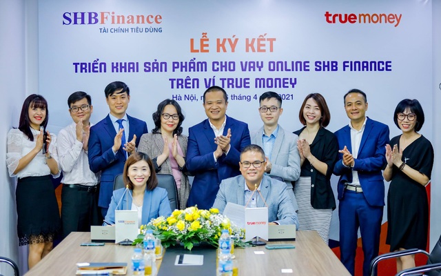 SHB Finance và TrueMoney ra mắt dịch vụ vay online trên ví điện tử