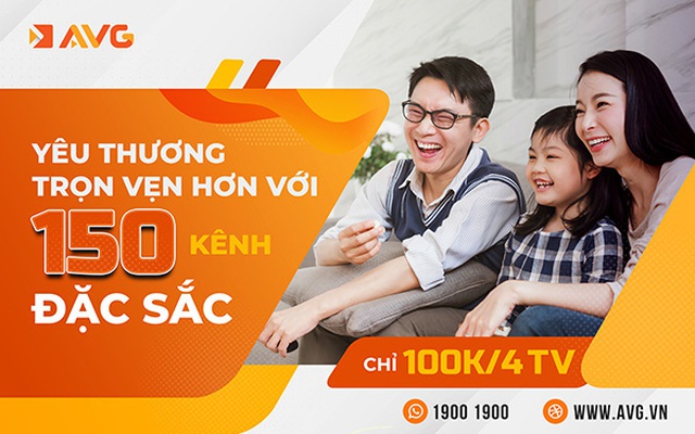 Tại sao AVG tung gói cước 100k sử dụng tới 4 tivi?