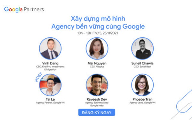 Đối tác chính thức của Google tại Việt Nam - Xây dựng Agency bền vững