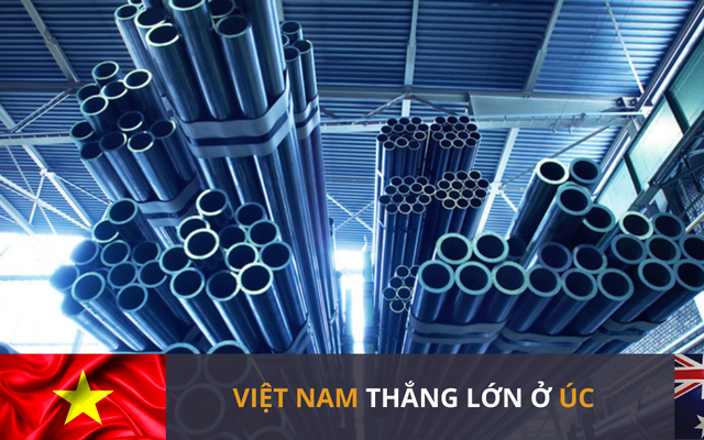 Thép Việt lại chiến thắng tại Úc