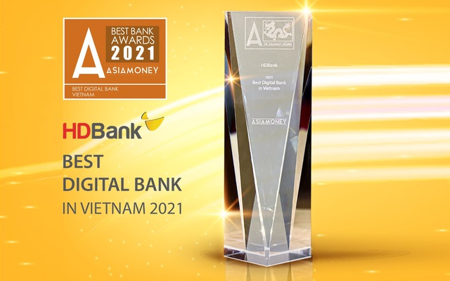 Asiamoney vinh danh HDBank là Ngân hàng Số tốt nhất Việt Nam 2021