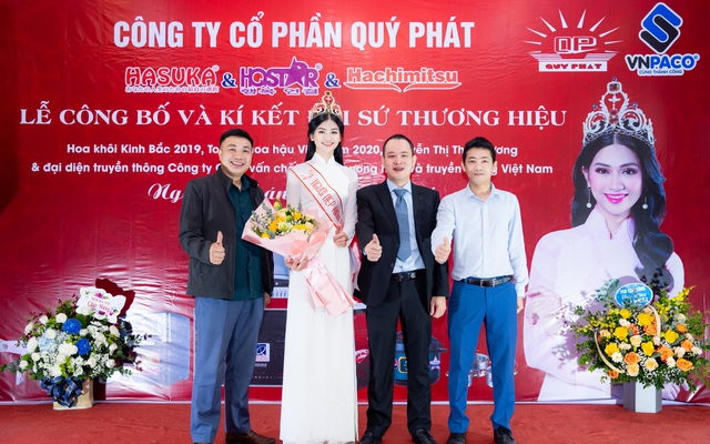 Công ty Cổ phần Quý Phát ra mắt đại sứ thương hiệu