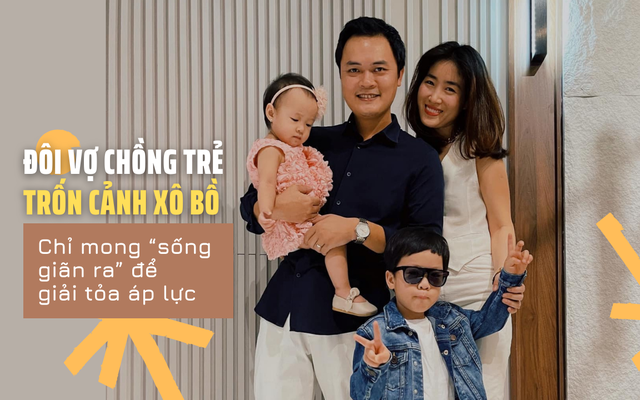 Từ trung tâm chuyển ra ngoại thành, đôi vợ chồng trẻ trốn cảnh xô bồ, chỉ mong "sống giãn ra" để giải tỏa áp lực