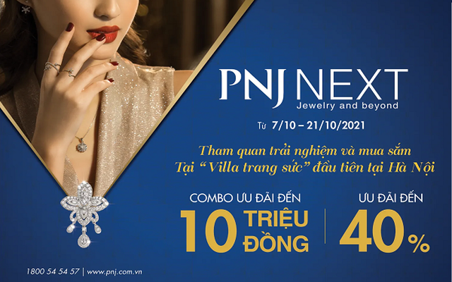 Tham quan PNJ NEXT Bà Triệu – “Villa trang sức’’ đặc biệt tại Hà Nội