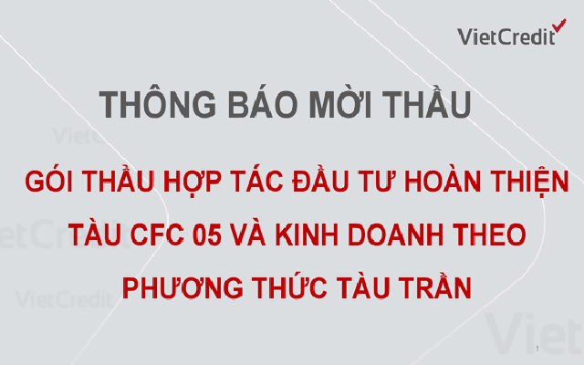 Công ty Tài chính Cổ phần Tín Việt thông báo mời thầu