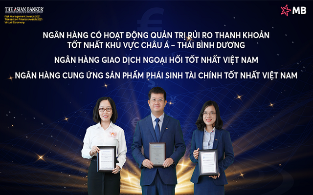 The Asian Banker vinh danh MB ba giải thưởng lớn