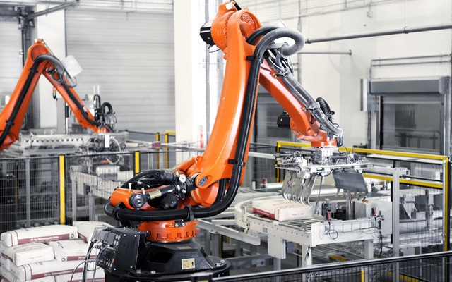 Doanh nghiệp việt đẩy mạnh ứng dụng robot đóng bao tự động vào quy trình sản xuất