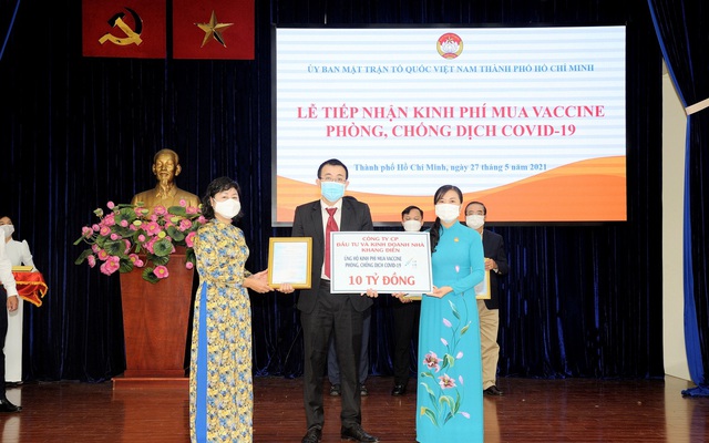 Khang Điền ủng hộ 20 tỷ đồng mua vaccine phòng chống dịch Covid-19