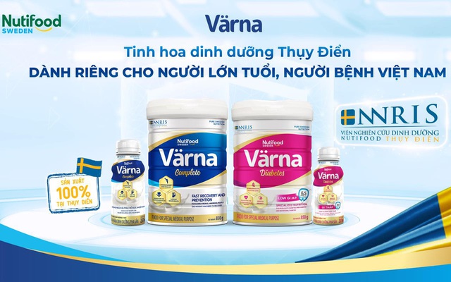 Nutifood Thụy Điển ra mắt dòng sản phẩm Sweden Värna dành cho người Việt