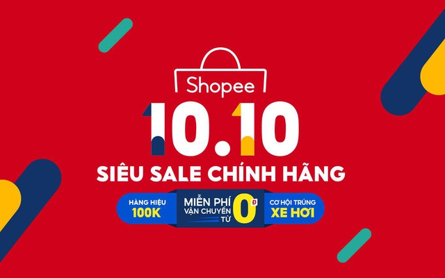 Shopee 10.10 siêu sale chính hãng với nhiều ưu đãi hấp dẫn