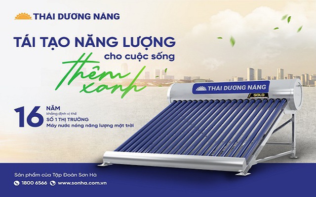 Hưởng lợi đơn lợi kép từ máy nước nóng Thái Dương Năng Sơn Hà