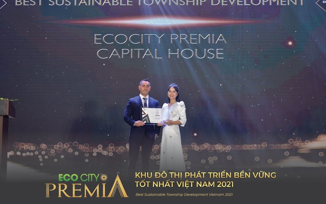EcoCity Premia xuất sắc thắng giải Best Sustainable Township Development Vietnam 2021